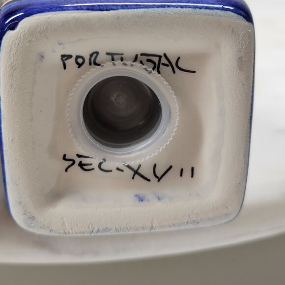 VTG Blue Bird Salt Pepper Shakers 4.25" Ceramic Hand Painted - Picture 15 of 15